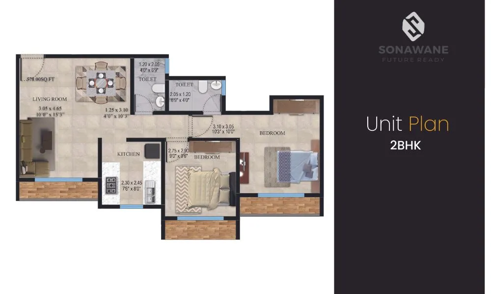 Gold Crest Floor Plan Image 3