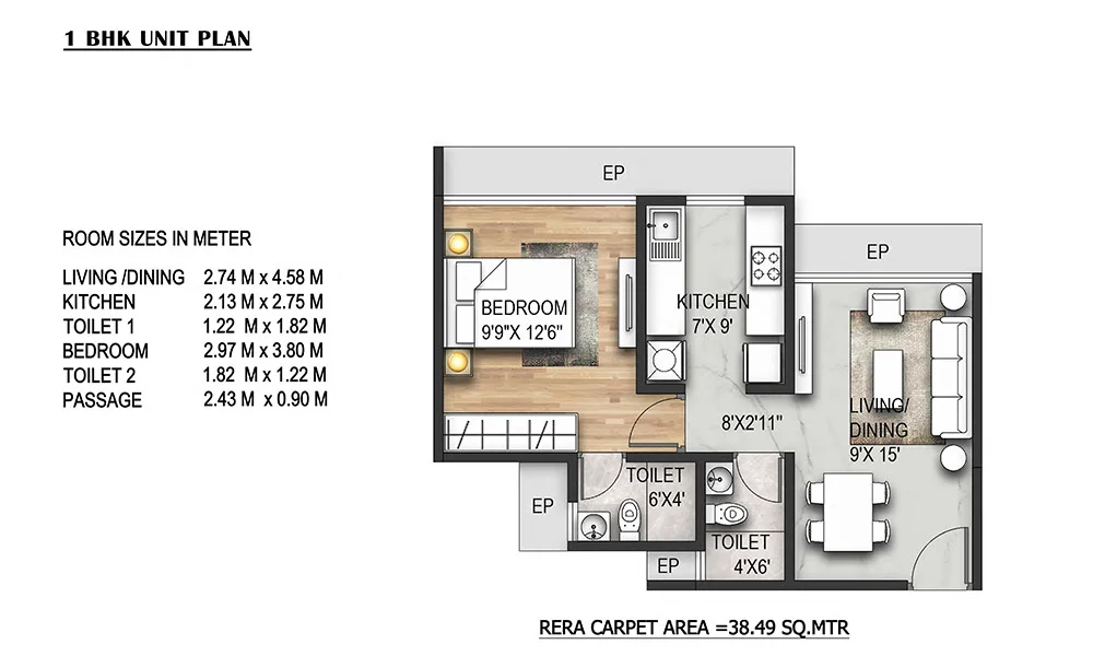 Gold Crest Floor Plan Image 7